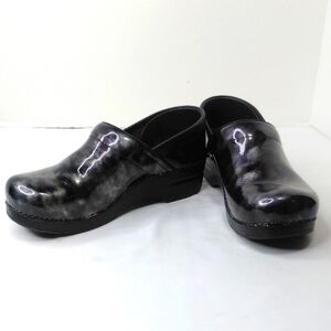 Dansko Black and Gray Professional Clogs EU Sz 40 or US 9.5-10